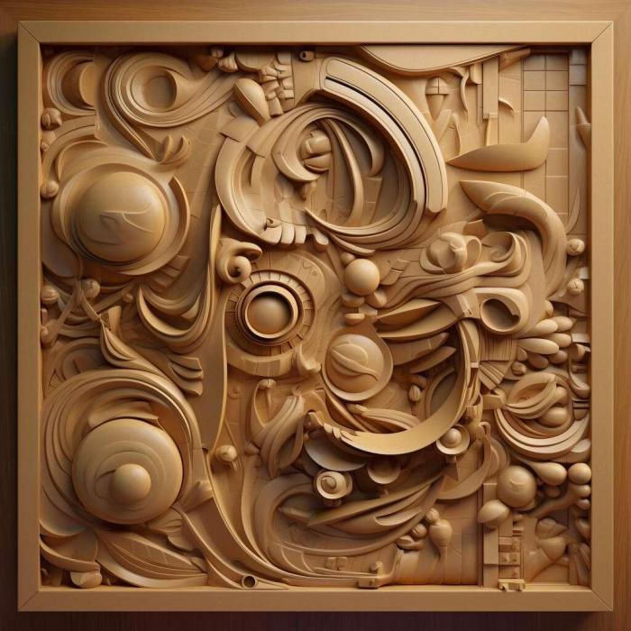 نموذج ثلاثي الأبعاد لآلة CNC 3D Art 